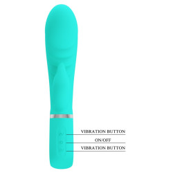 Pretty Love Vibro Rabbit Prescott 12 x 3.9cm Turquoise